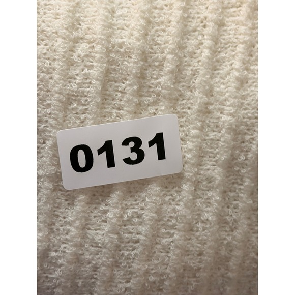 Blu Pepper Ivory Ribbed Knit Tie Strap V Neck Tank Top Boho Nautical cottagecore - Picture 8 of 8